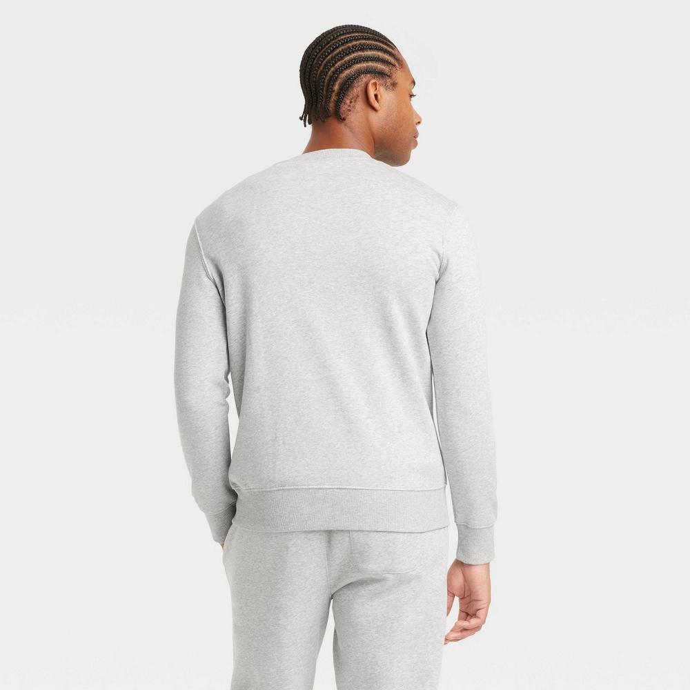 Men's Pullover Sweatshirt - Goodfellow & Co™ Heathered Gray L Product Image