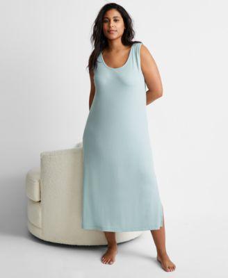 Women's Ribbed Modal Blend Tank Nightgown XS-3X, Created for Macy's Product Image