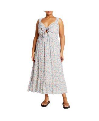 Plus Size Lidia Print Dress Product Image