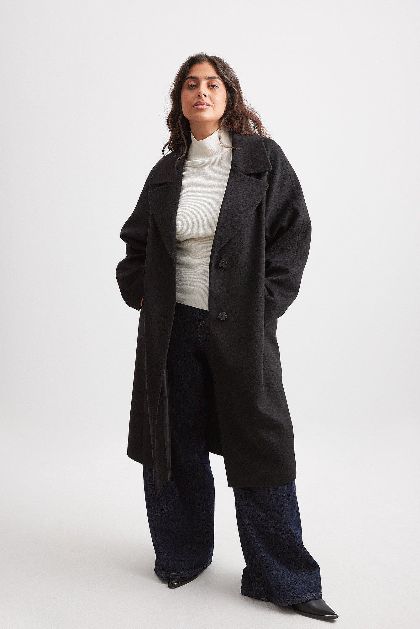 Wool Blend Oversized Coat Product Image