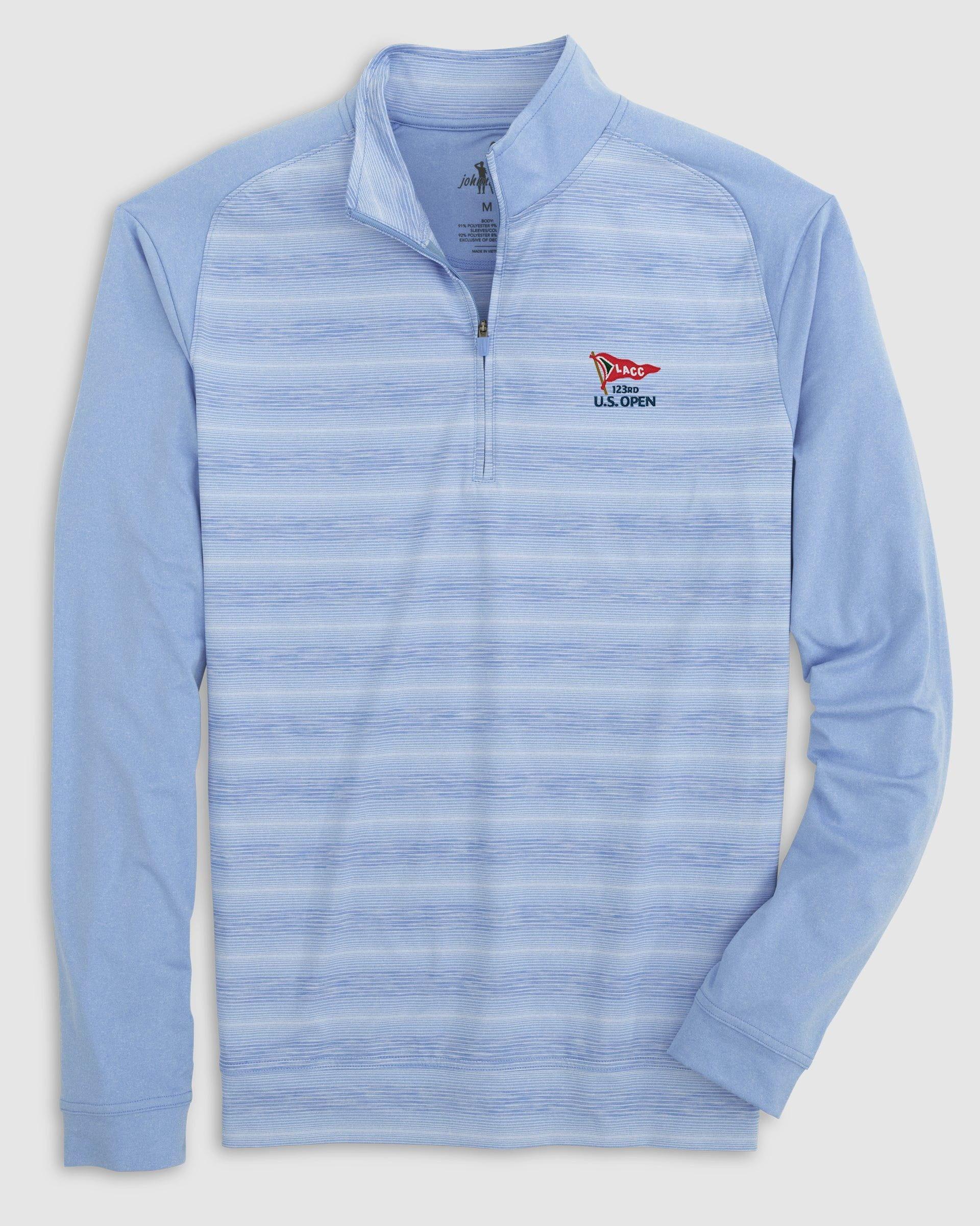 123rd U.S. Open Bert Striped Performance 1/4 Zip Pullover Product Image