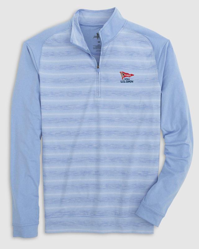 123rd U.S. Open Bert Striped Performance 1/4 Zip Pullover Product Image