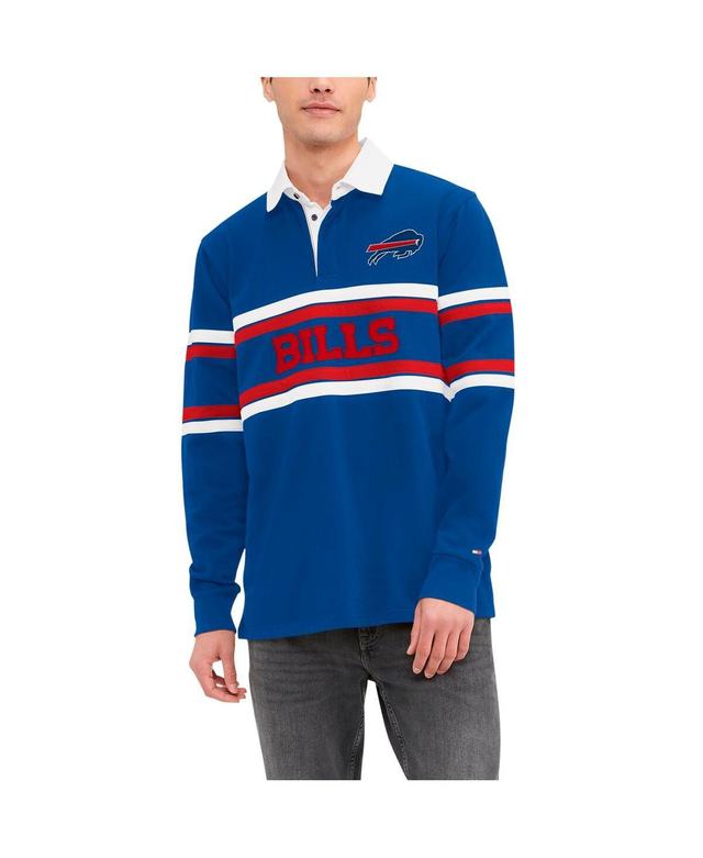 Tommy Hilfiger Mens Royal Buffalo Bills Cory Varsity Rugby Long Sleeve T-Shirt - Royal Product Image