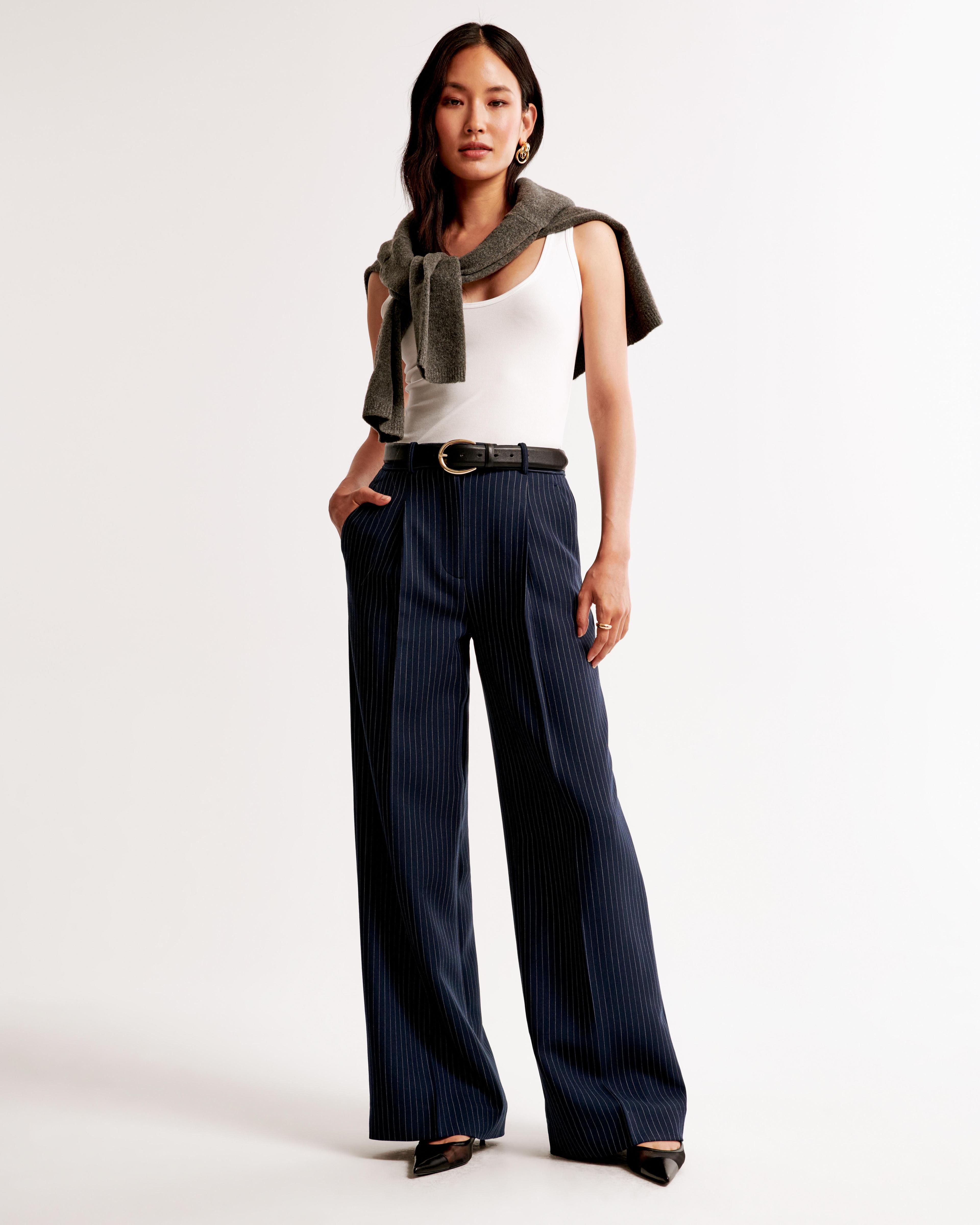 A&F Harper Tailored Ultra Wide Leg Pant product image