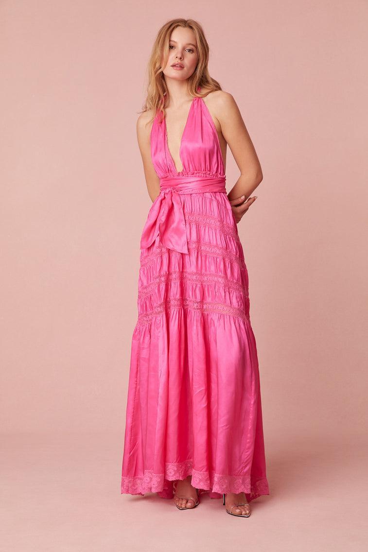 Vendima Halter Maxi Dress product image