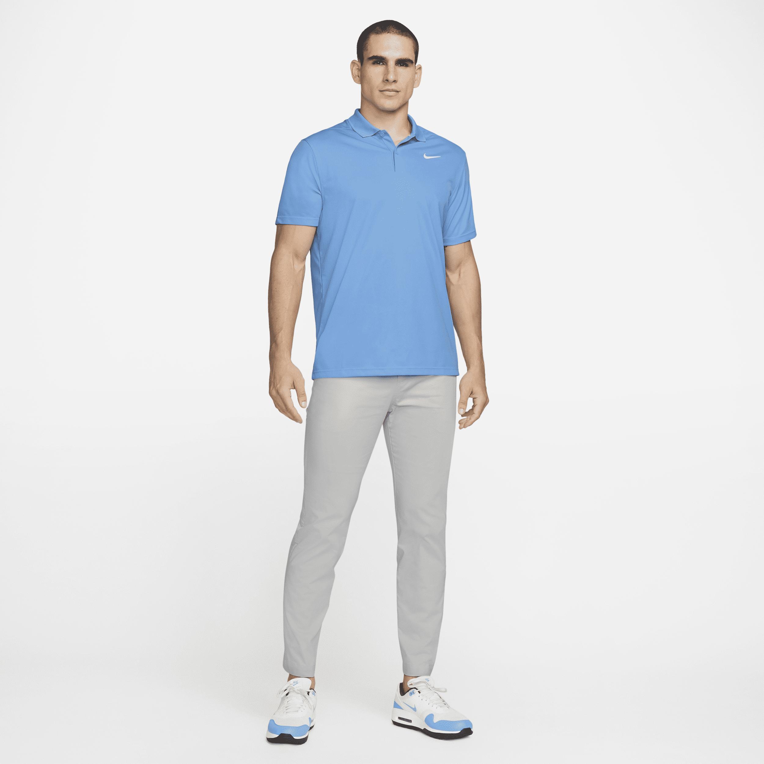 Nike Mens Dri-FIT Victory Solid 2022 Golf Polo, Large, University Blue Product Image