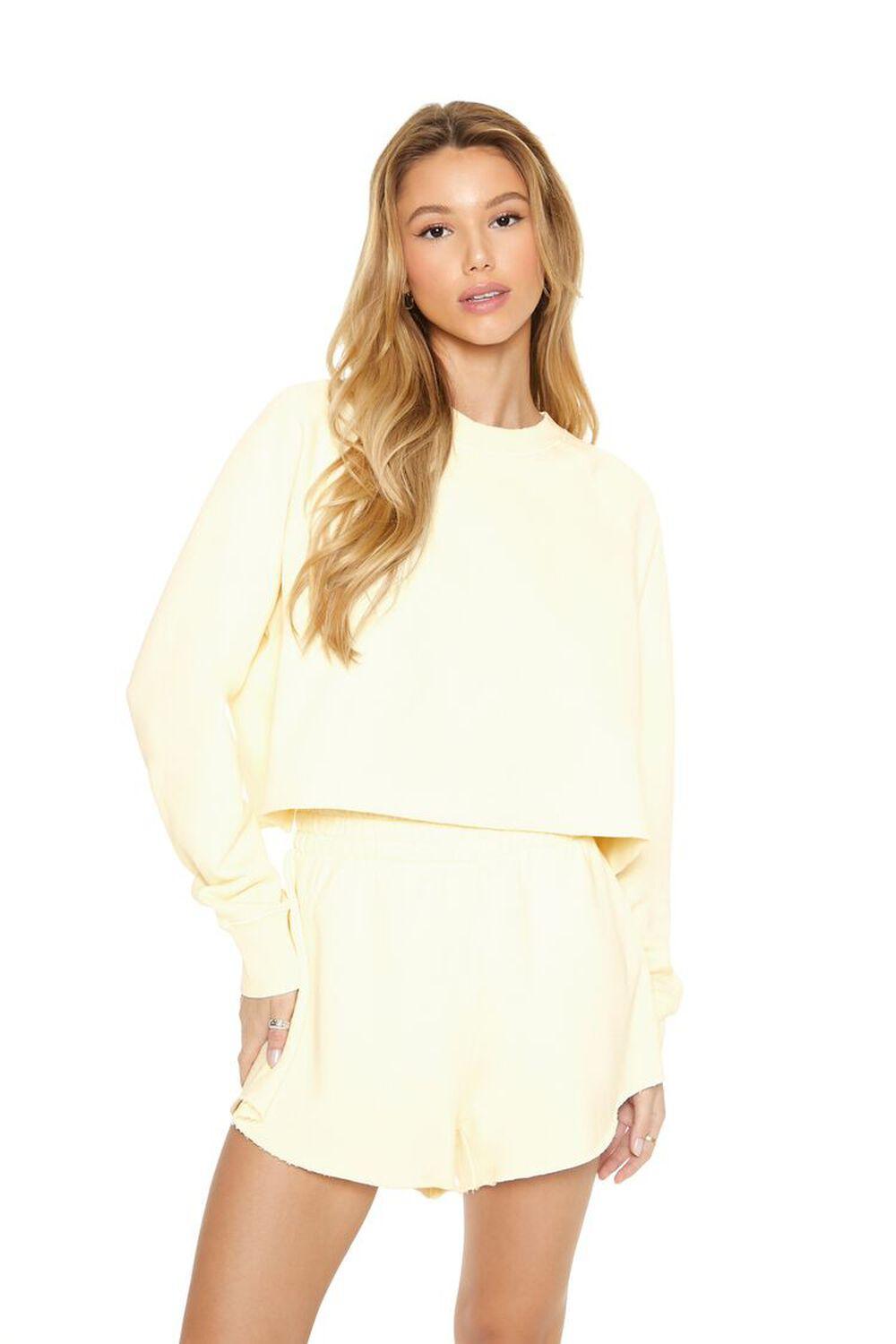 French Terry Raglan Pullover | Forever 21 Product Image