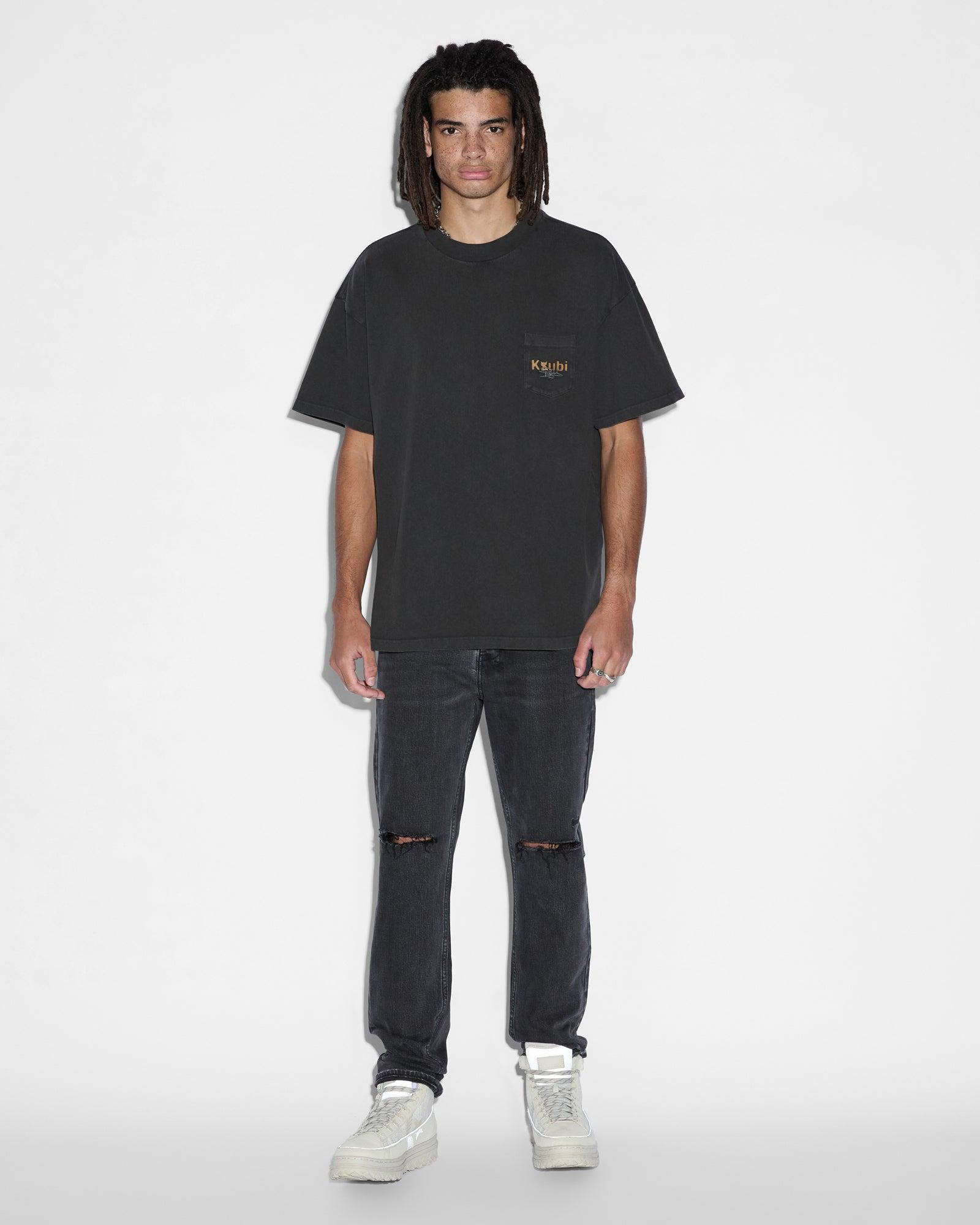 MILLS POCKET SS TEE FADED BLACK Male Product Image