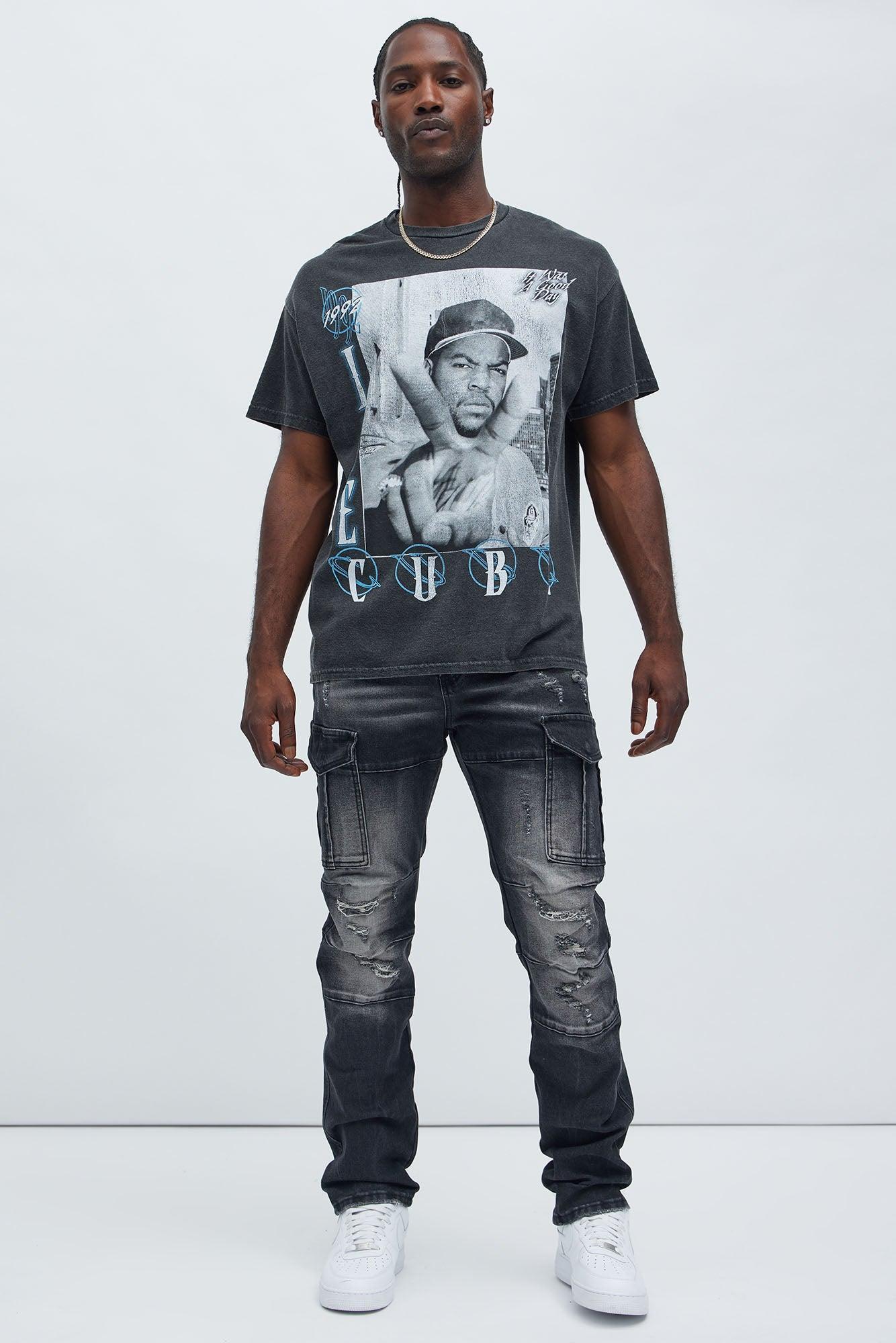 Ice Cube 1995 Oversized Short Sleeve Tee - Black Product Image