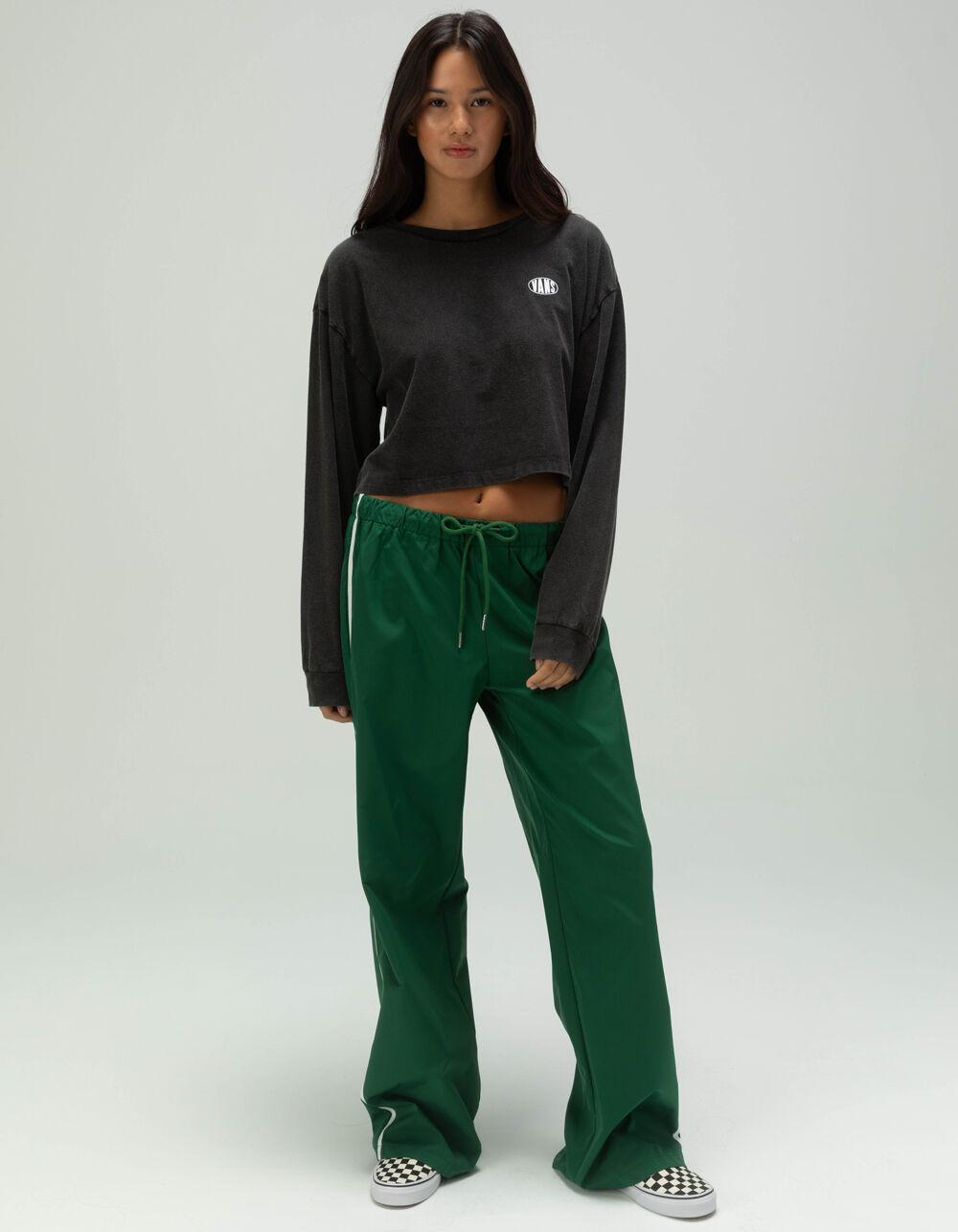 VANS Oval Wash Relaxed Womens Long Sleeve Crop Tee Product Image