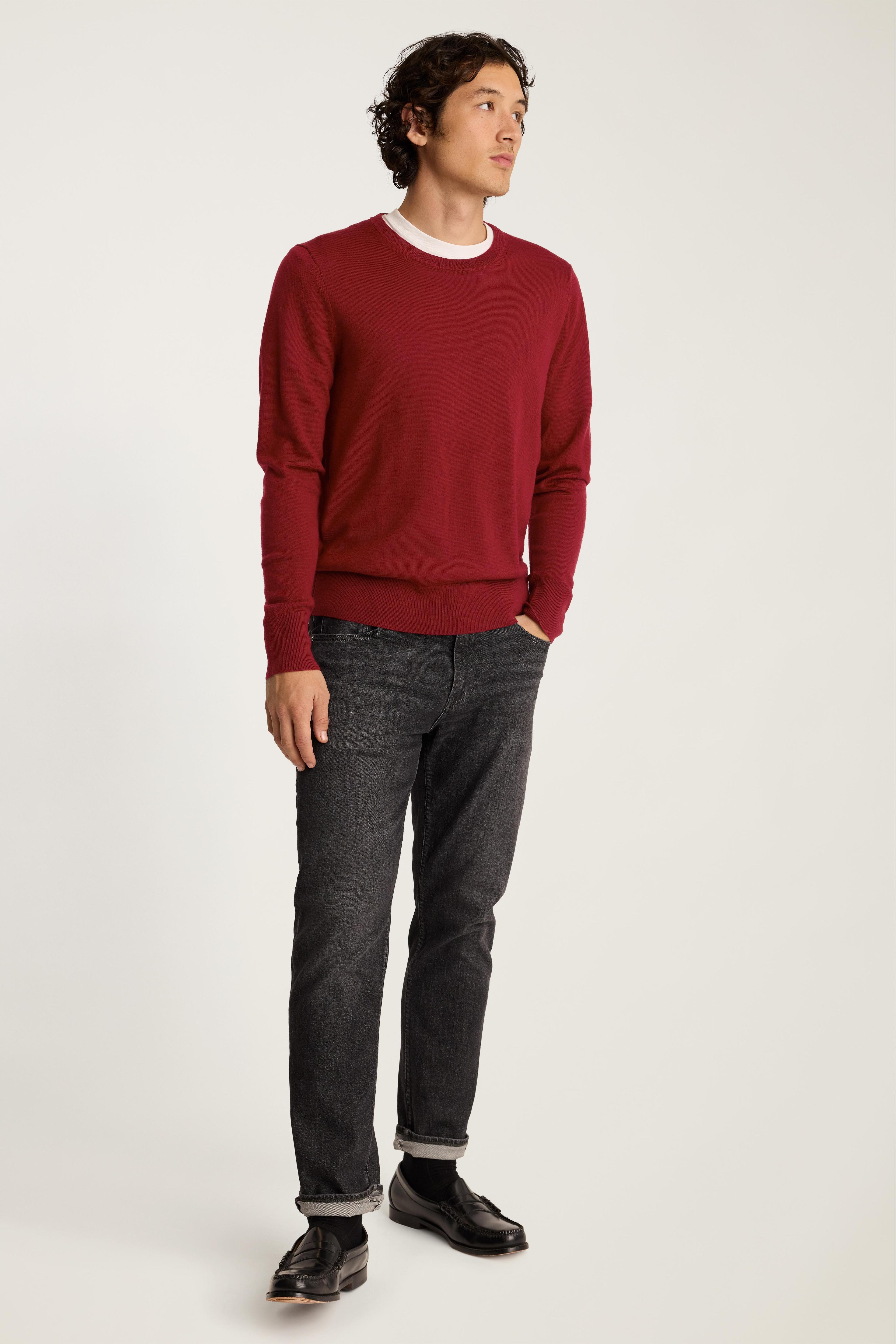 Washable Merino Crew Neck Sweater Product Image