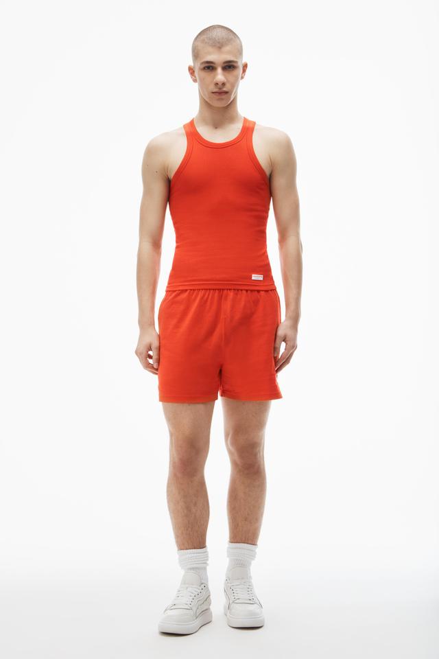 Men's Tank In Ribbed Cotton Jersey Product Image