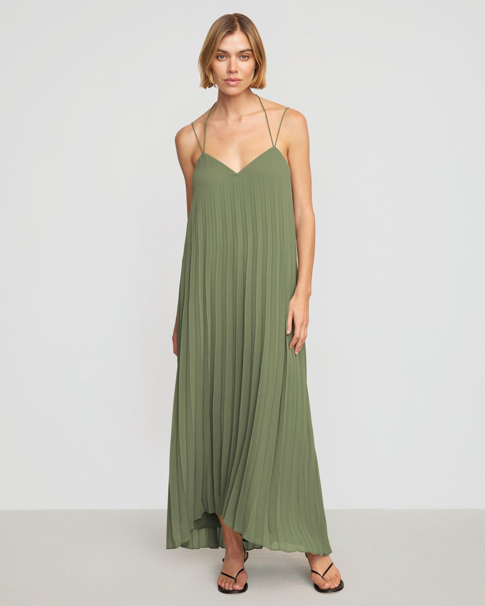 Juliette Pleated Maxi Dress Product Image