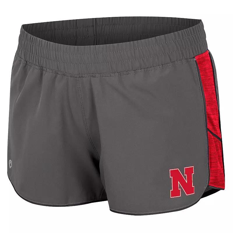 Womens Wisconsin Badgers Pull The Switch Running Shorts Product Image