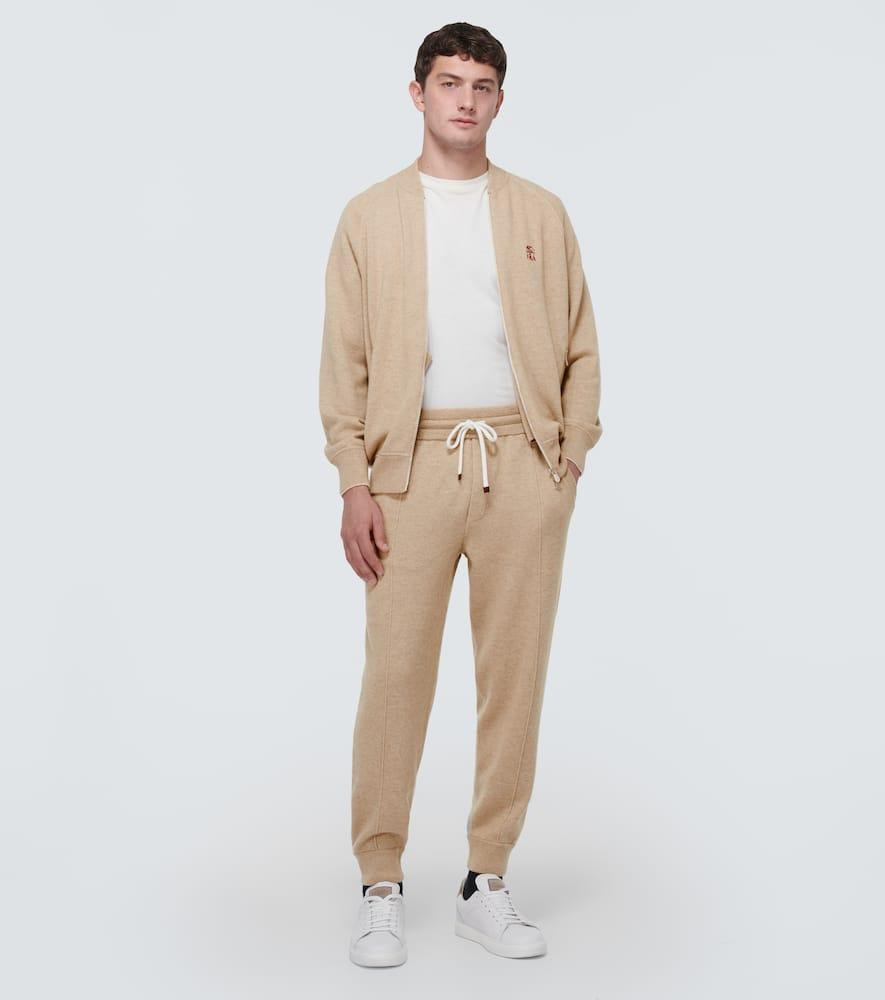 BRUNELLO CUCINELLI Cashmere Blouson Jacket In Beige Product Image