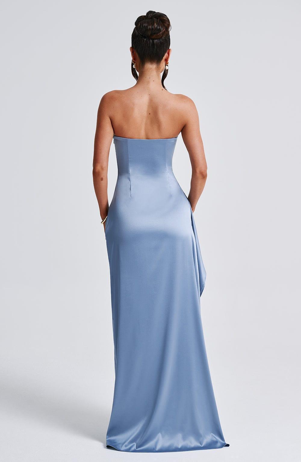 Tian Maxi Dress - Dusty Blue Product Image