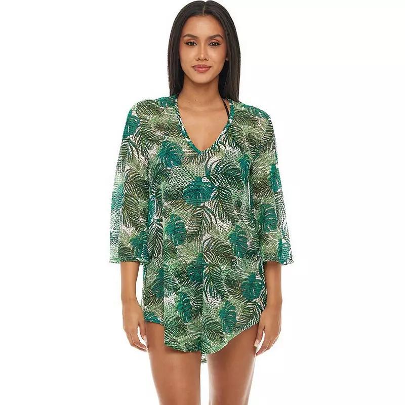 Womens Jordan Taylor Flowy Print Coverup Swimdress Product Image