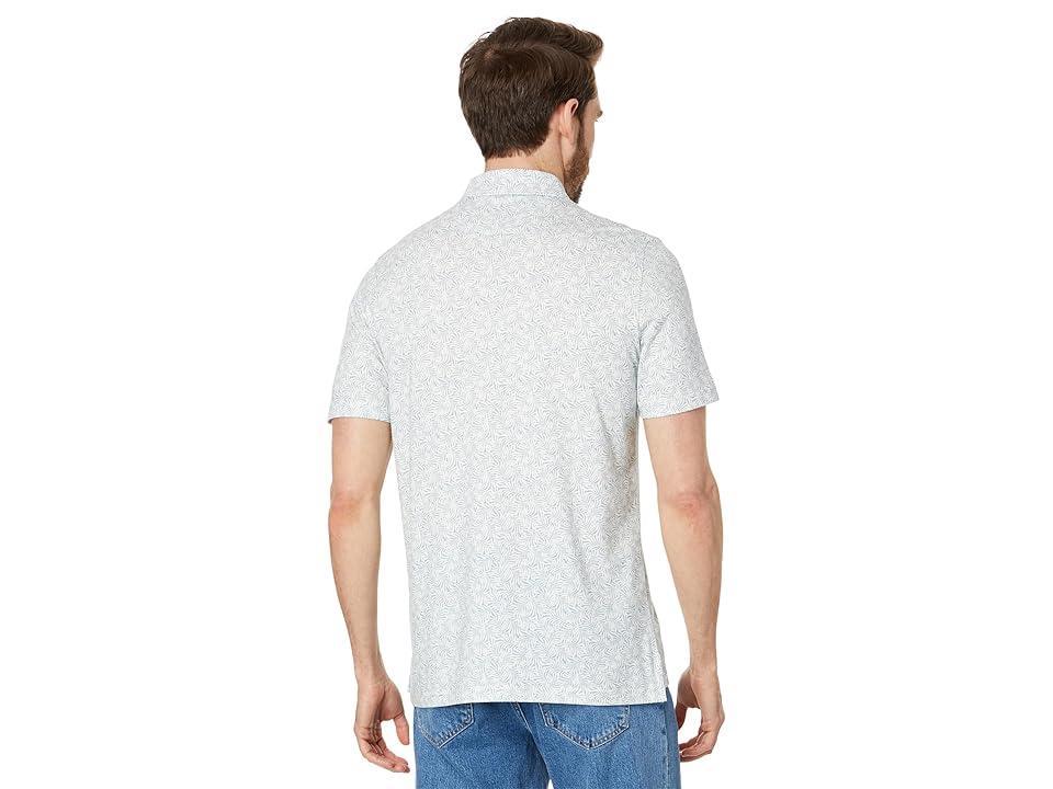 Faherty Short Sleeve Movement Pique Polo (Midnight Fishscale) Men's Short Sleeve Knit Product Image