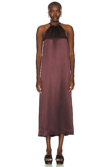 Loulou Studio Morene Satin Midi Dress Product Image