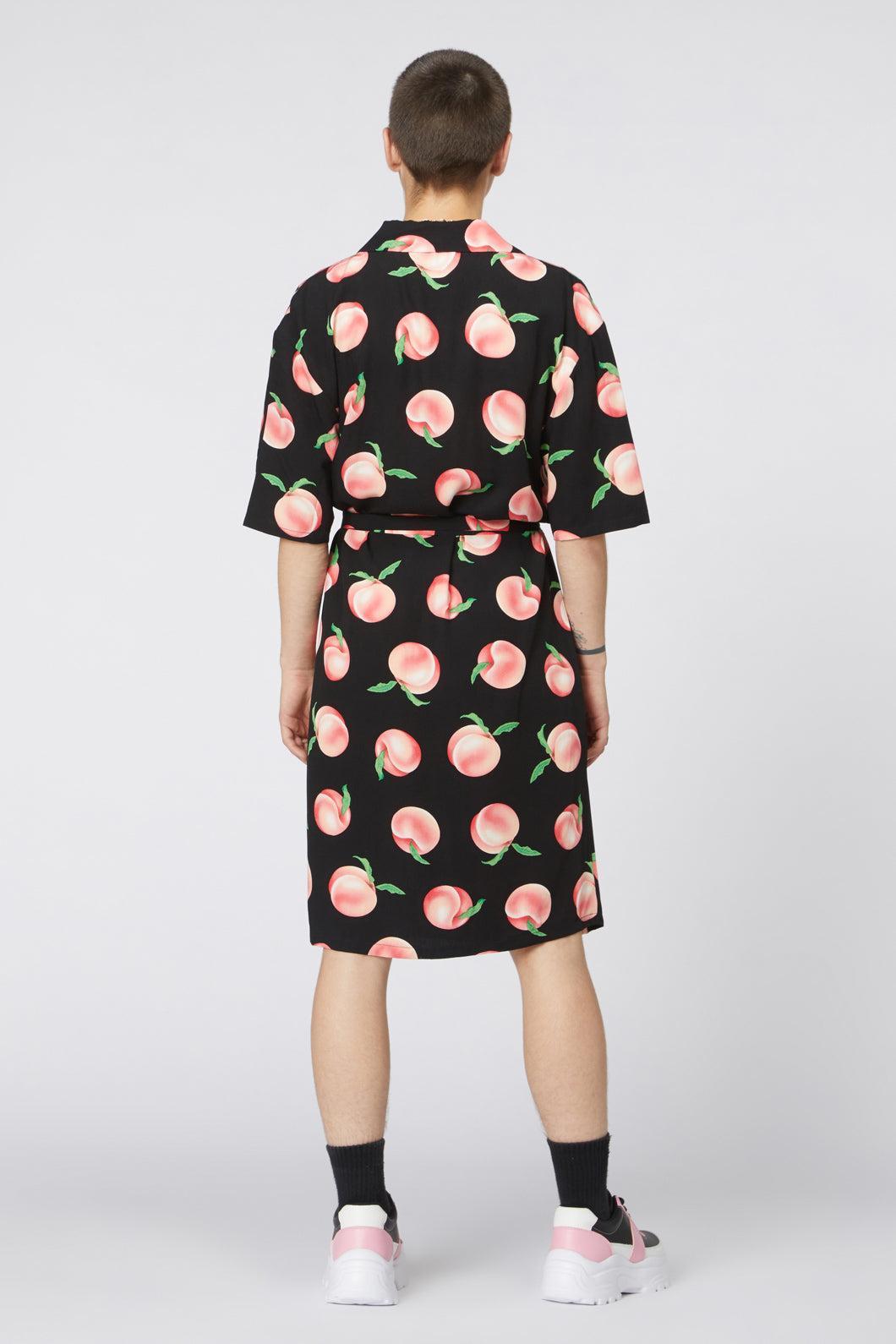 Peachy Viscose Shirt Dress Product Image