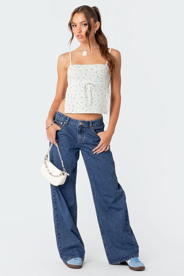 Raelynn Washed Low Rise Jeans Product Image