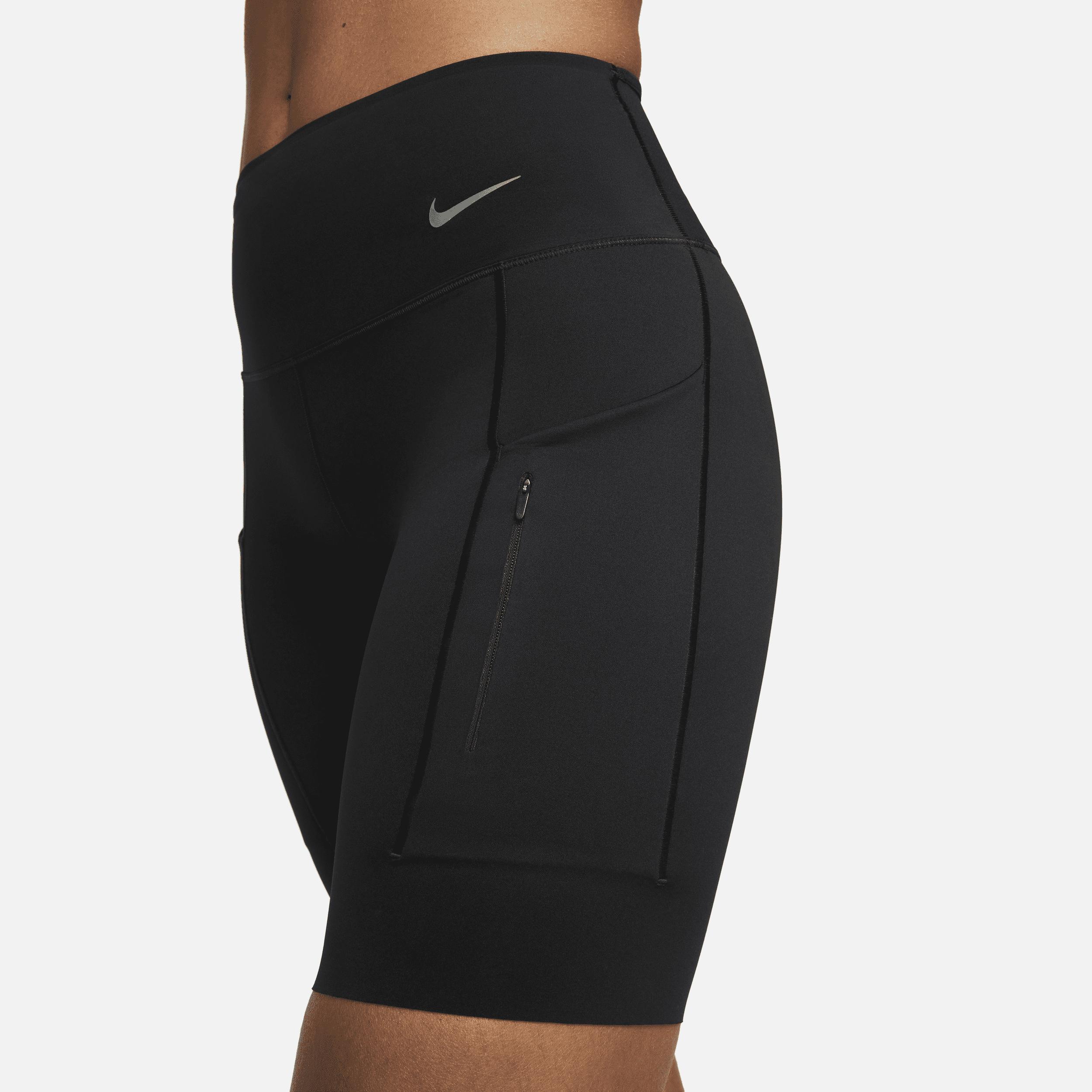 Nike Women's Go Firm-Support Mid-Rise 8" Biker Shorts with Pockets Product Image