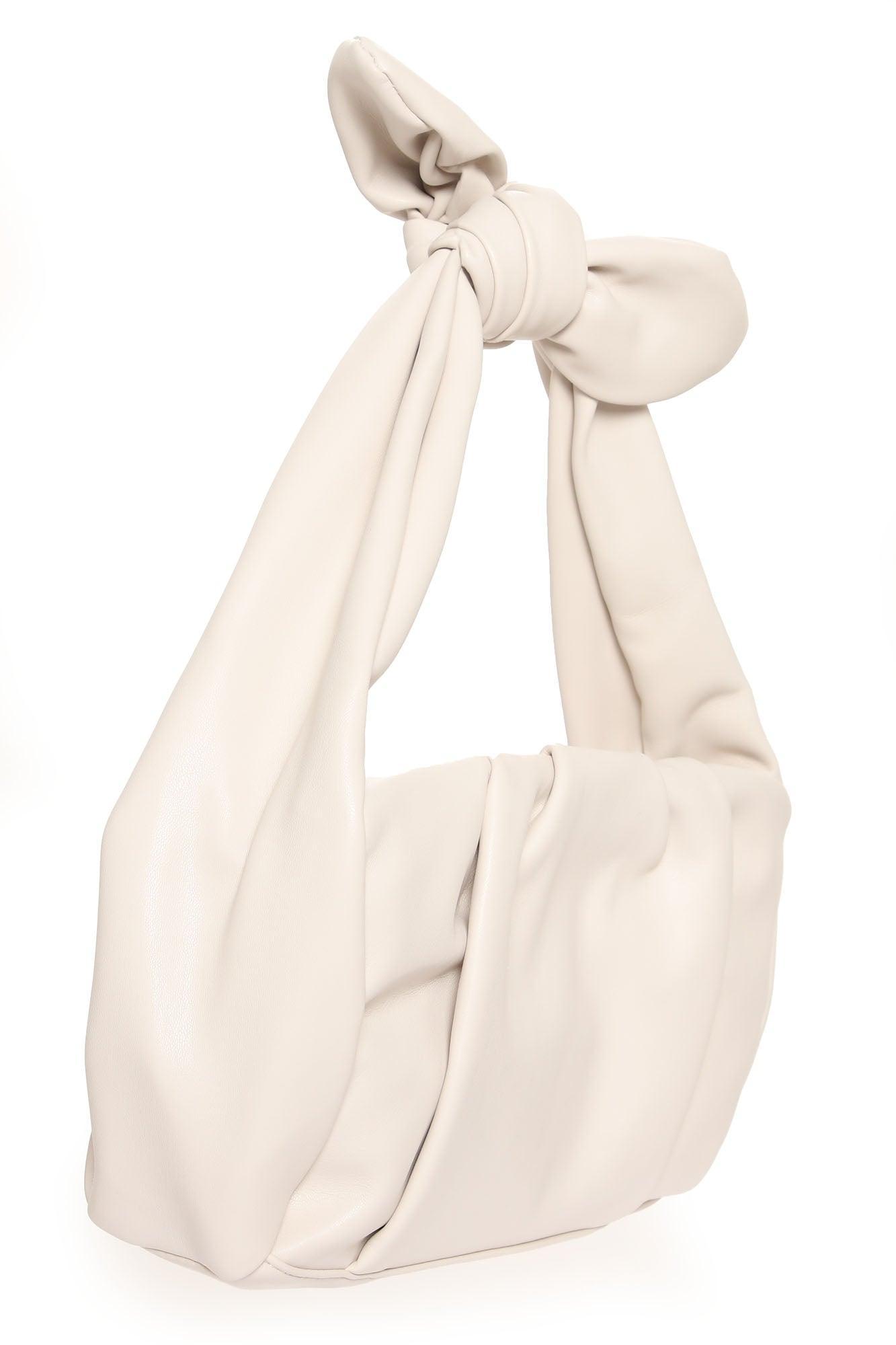 Tie Us Together Shoulder Handbag - Ivory Product Image