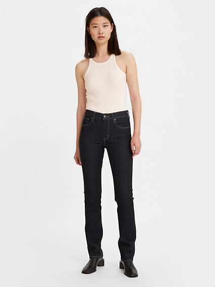 Levi's High Rise Slim Straight Fit Women's Jeans Product Image