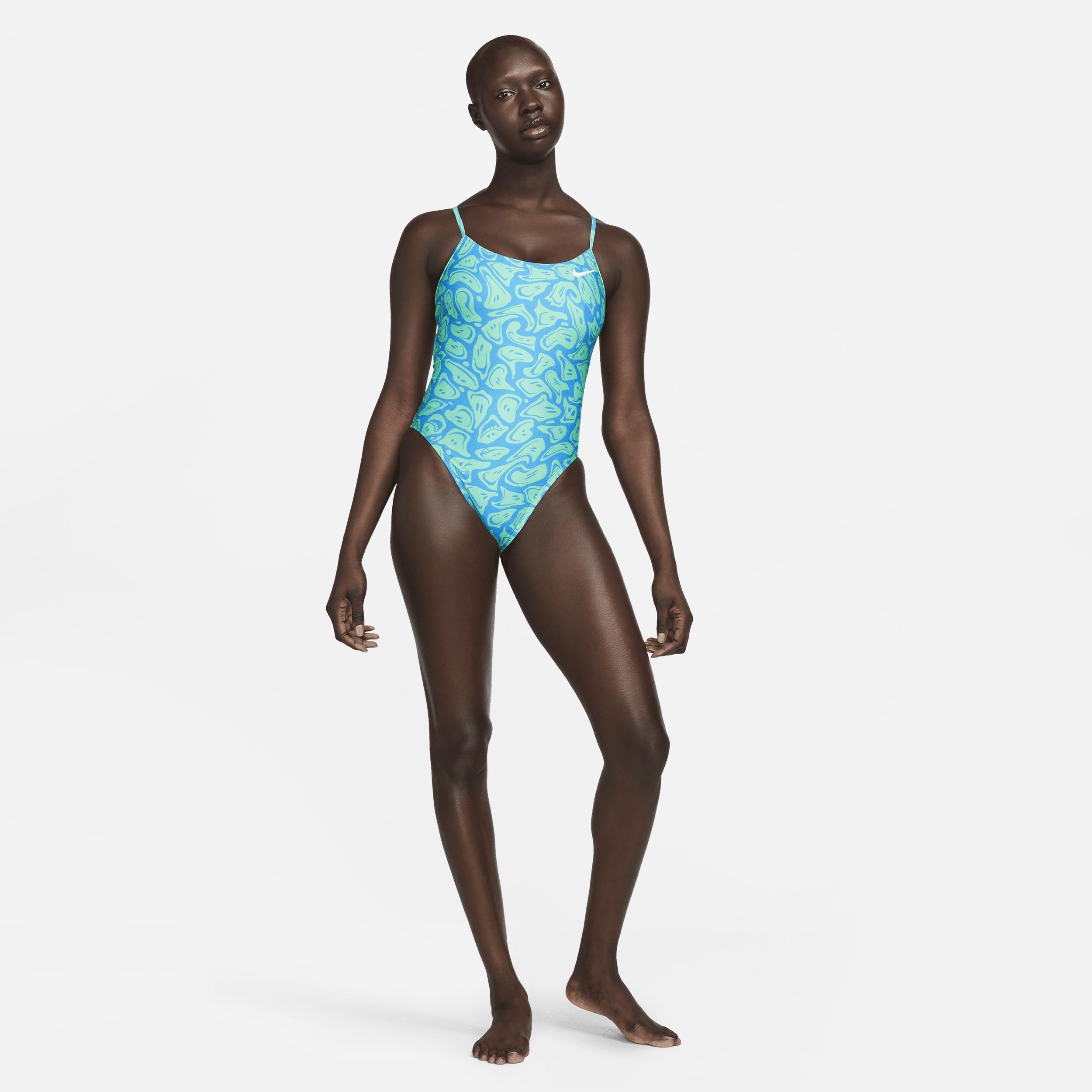 Nike Women's Swim HydraStrong Lace-Up Tie-Back One-Piece Swimsuit Product Image