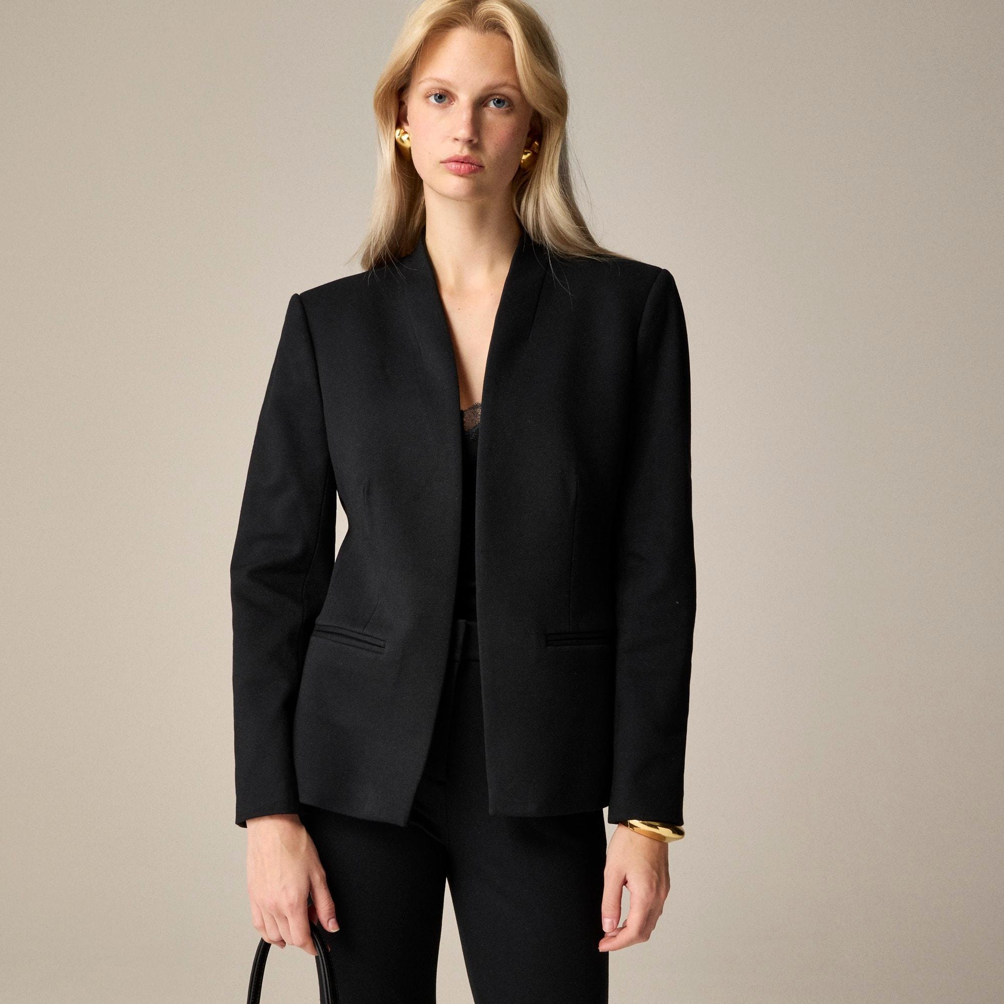 New going-out blazer in stretch twill product image