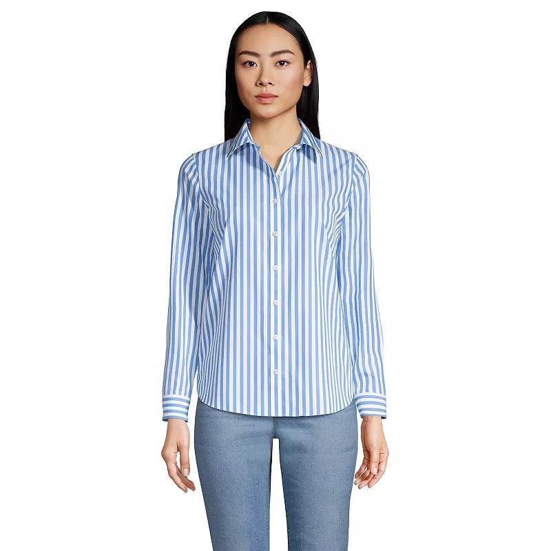 Womens Lands End No-Iron Supima Cotton Shirt product image