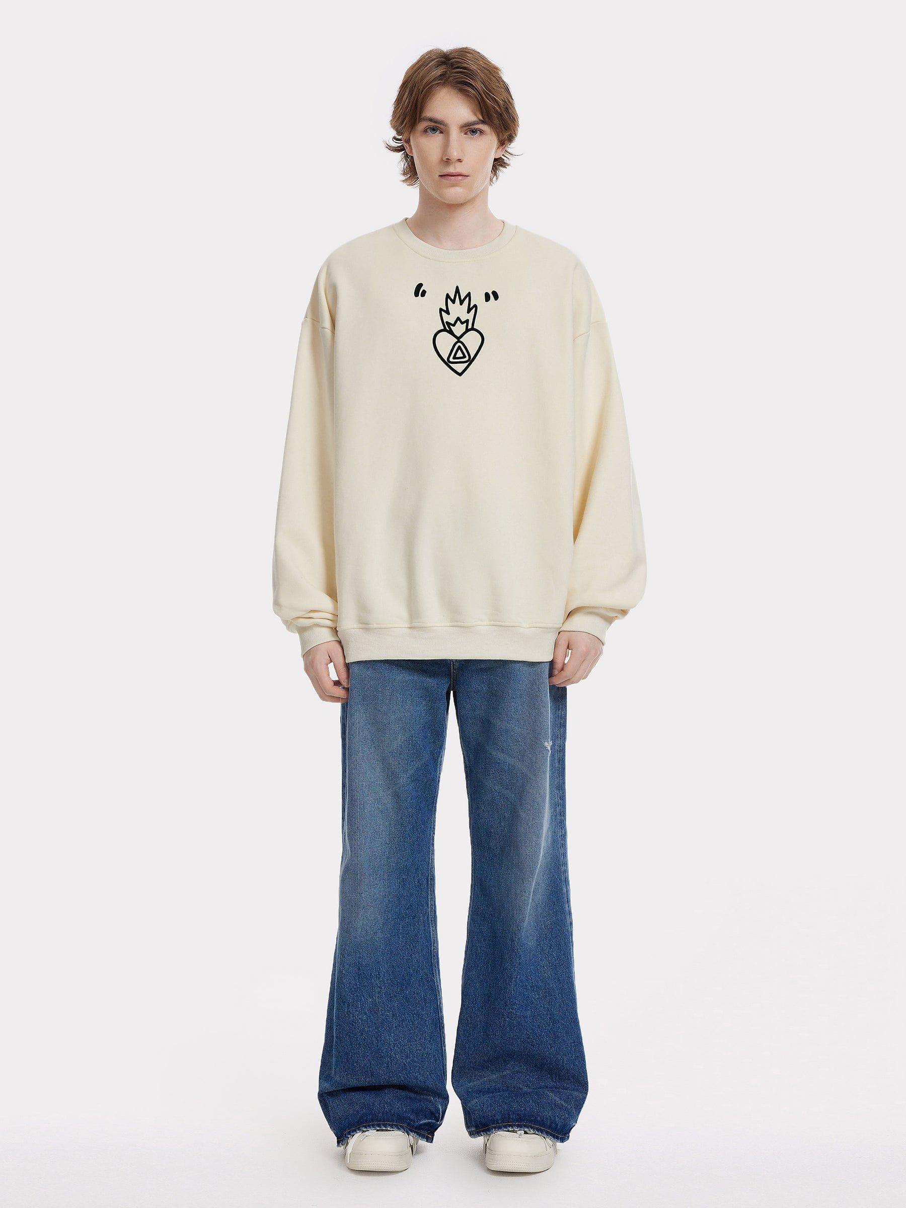 Aelfric Eden Cute Bunny Print Sweatshirt Product Image