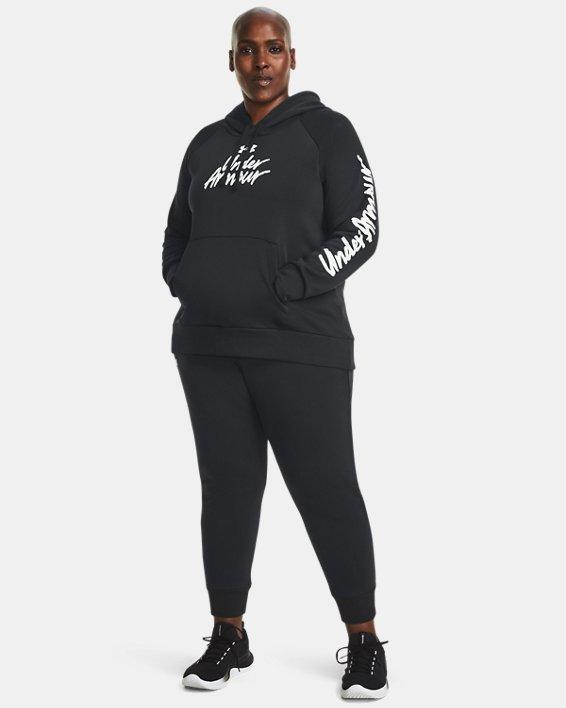 Women's UA Rival Fleece Big Logo Hoodie Product Image