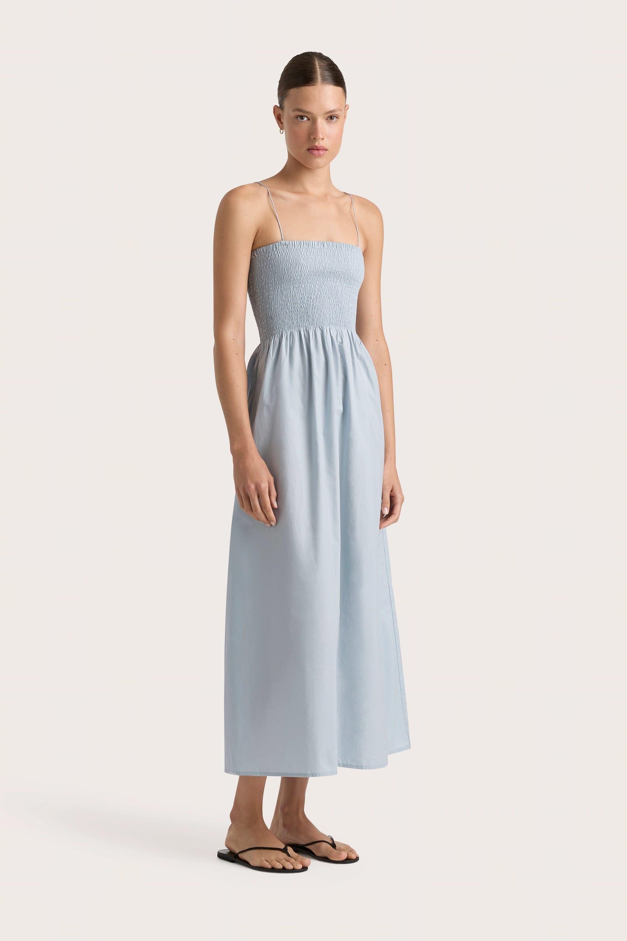 Tergu Maxi Dress Sky Blue - Final Sale Product Image