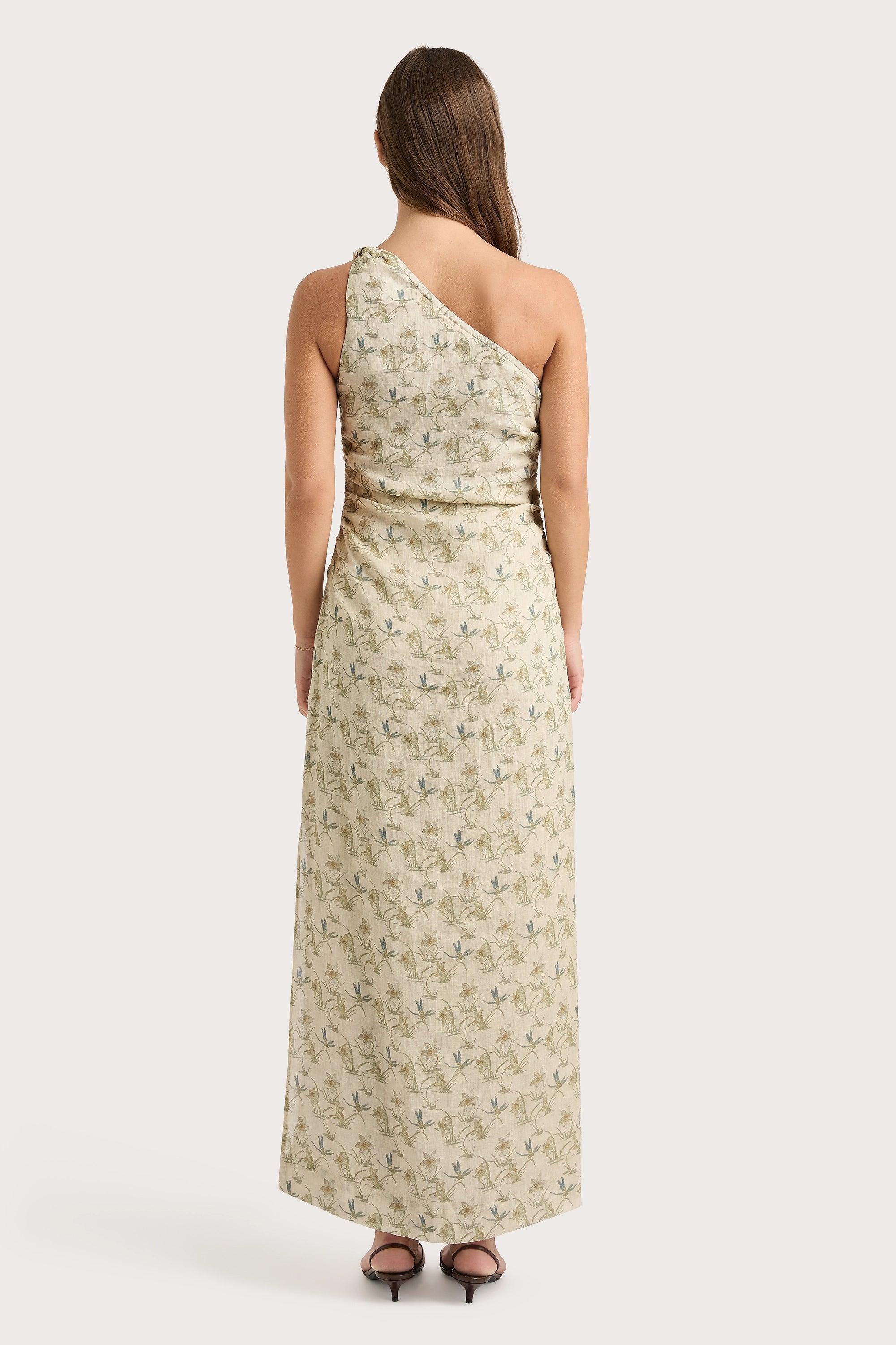 Jomana Midi Dress Daffodil Cream Product Image