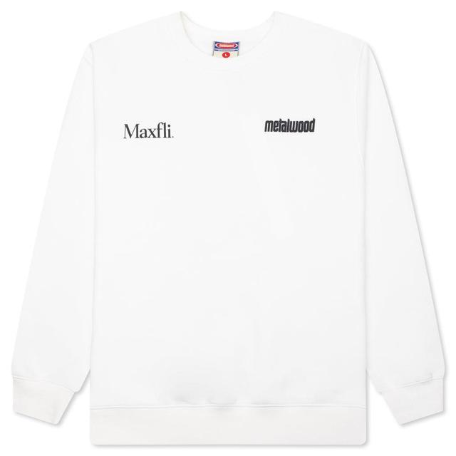 Metalwood x Maxfli Aussie Blade Crewneck Sweatshirt - White Male Product Image