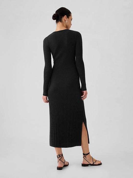 Rib Sweater Maxi Dress product image