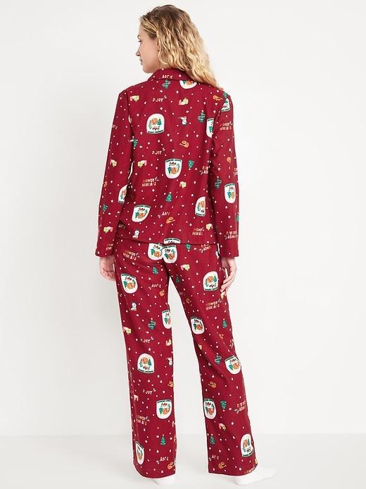 Flannel Pajama Set for Women Product Image