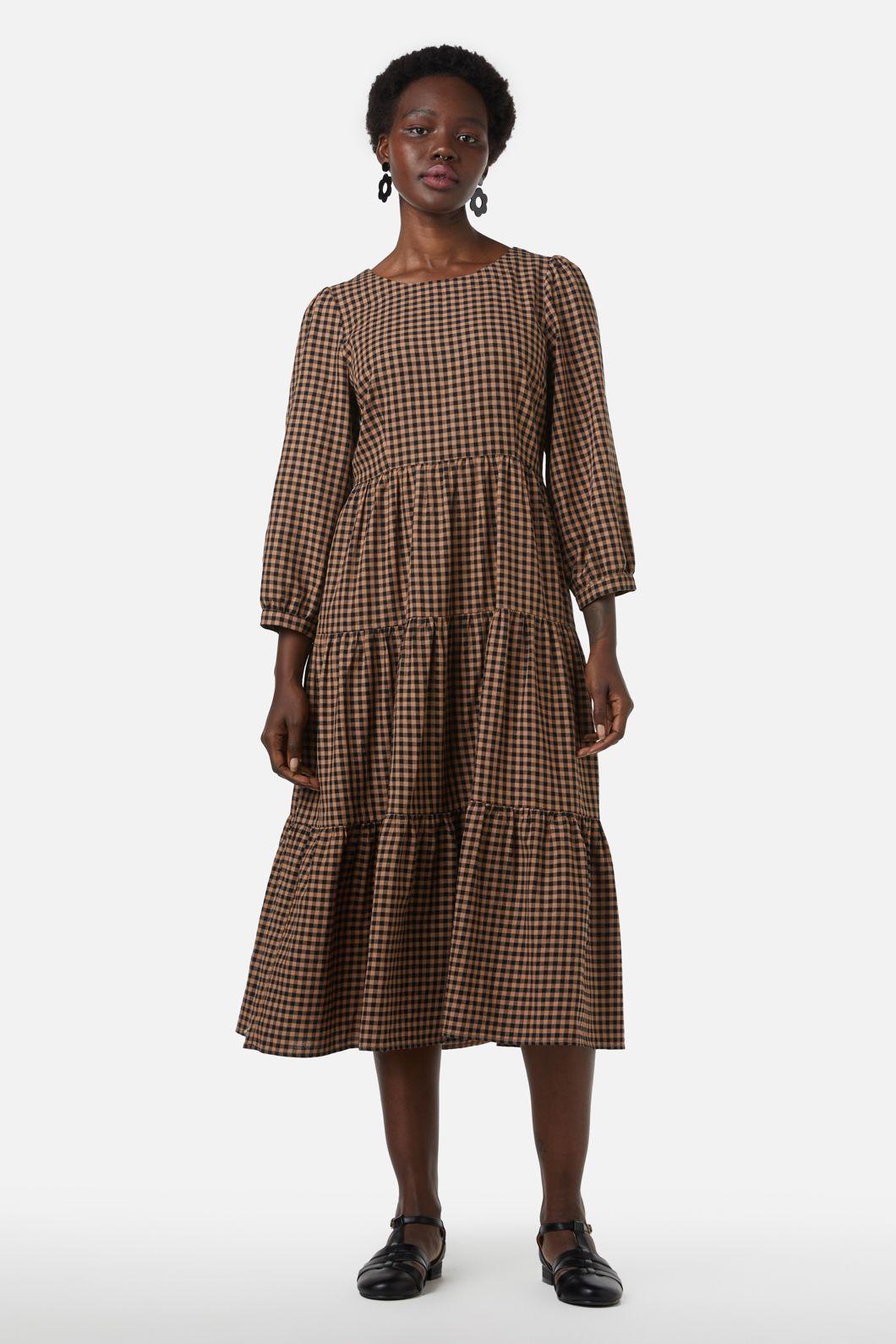 Lola Check Midi Dress Product Image