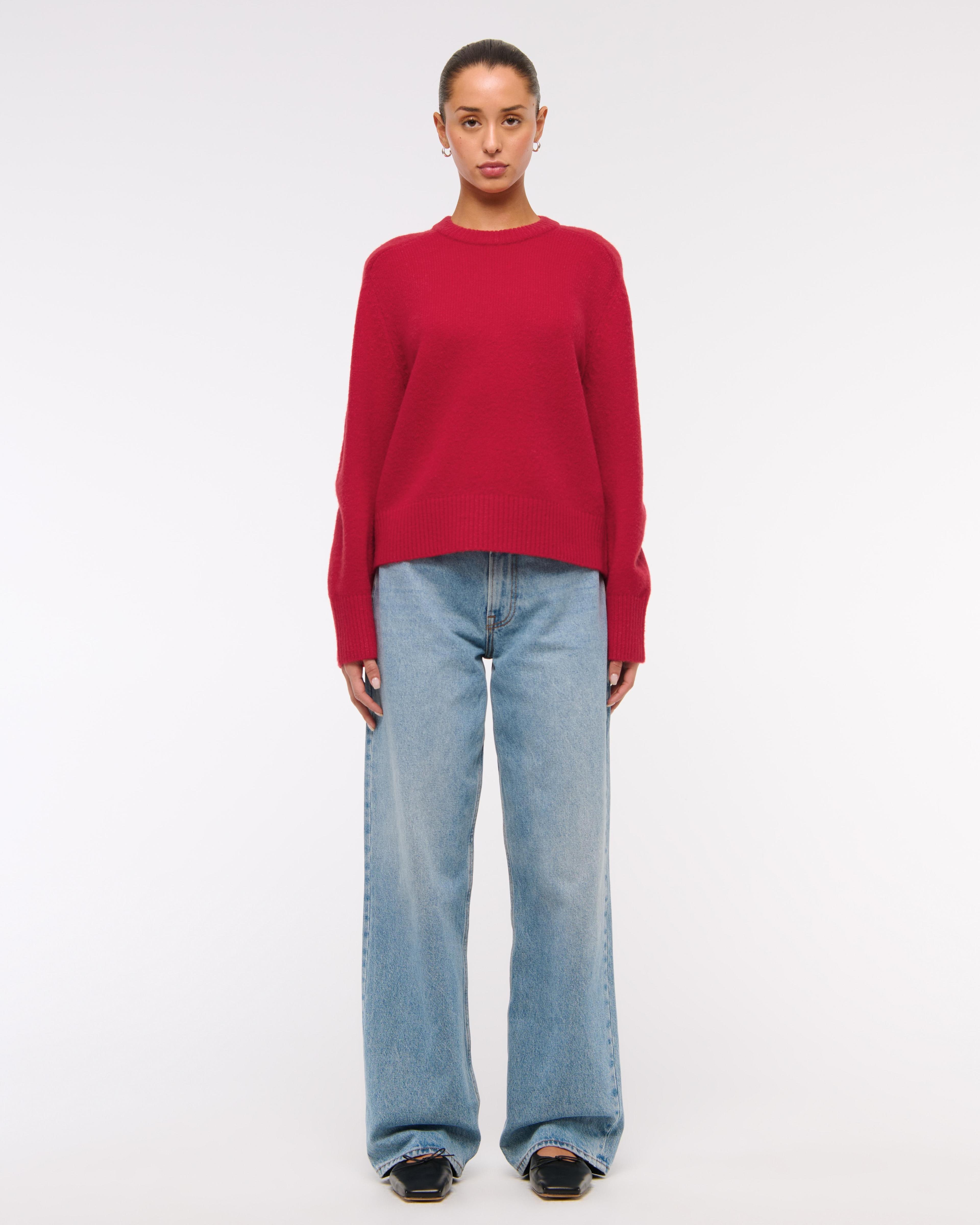 The A&F Madeline Crew Sweater Product Image