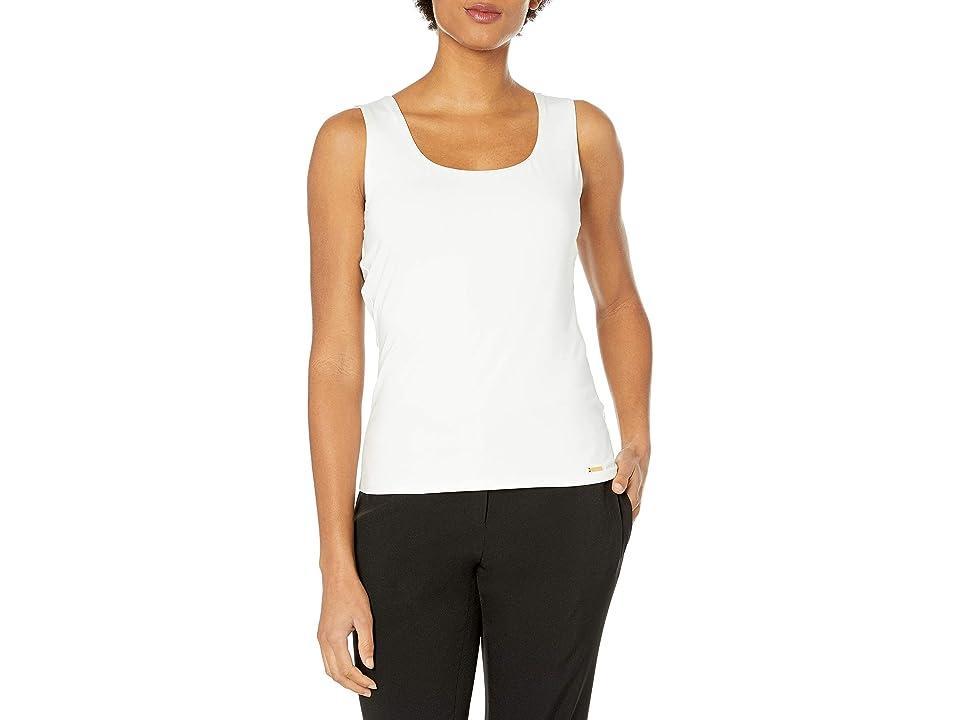 Calvin Klein Women's Sleeveless Seamless Tank (Eggshell) Women's Clothing Product Image