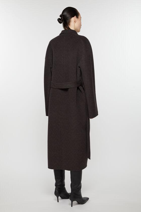 Double-breasted wool coat Product Image