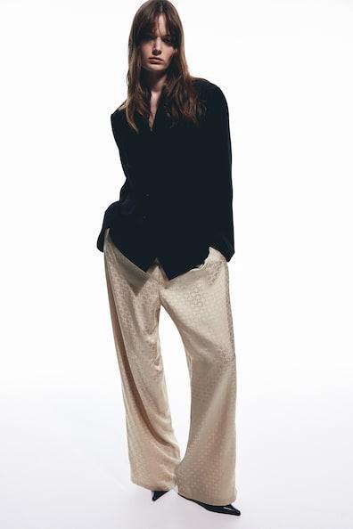 Wide-Leg Drawstring Pants product image