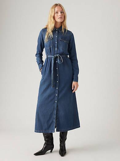 Quinney Denim Dress Product Image