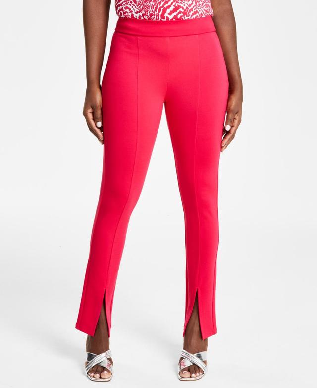 Michael Michael Kors Womens Slit-Hem Leggings Product Image