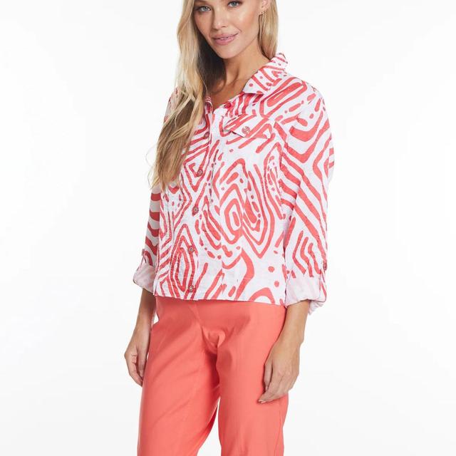 Coral Swirl Jacket Product Image