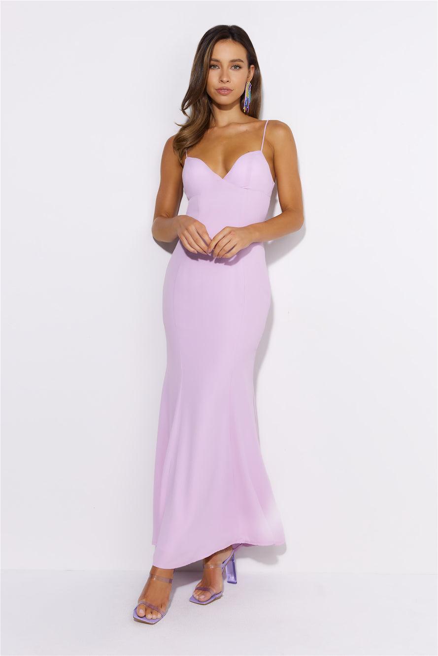 You're Invited Maxi Dress Lilac Product Image