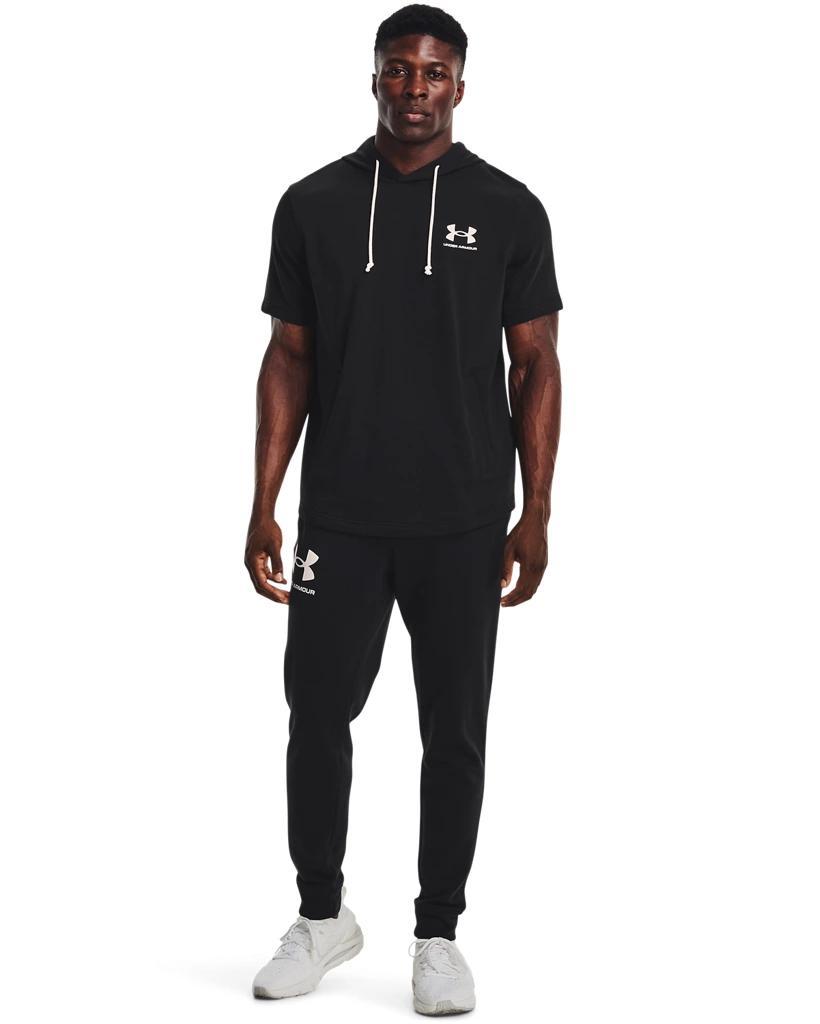 Men's UA Rival Terry Short Sleeve Hoodie Product Image