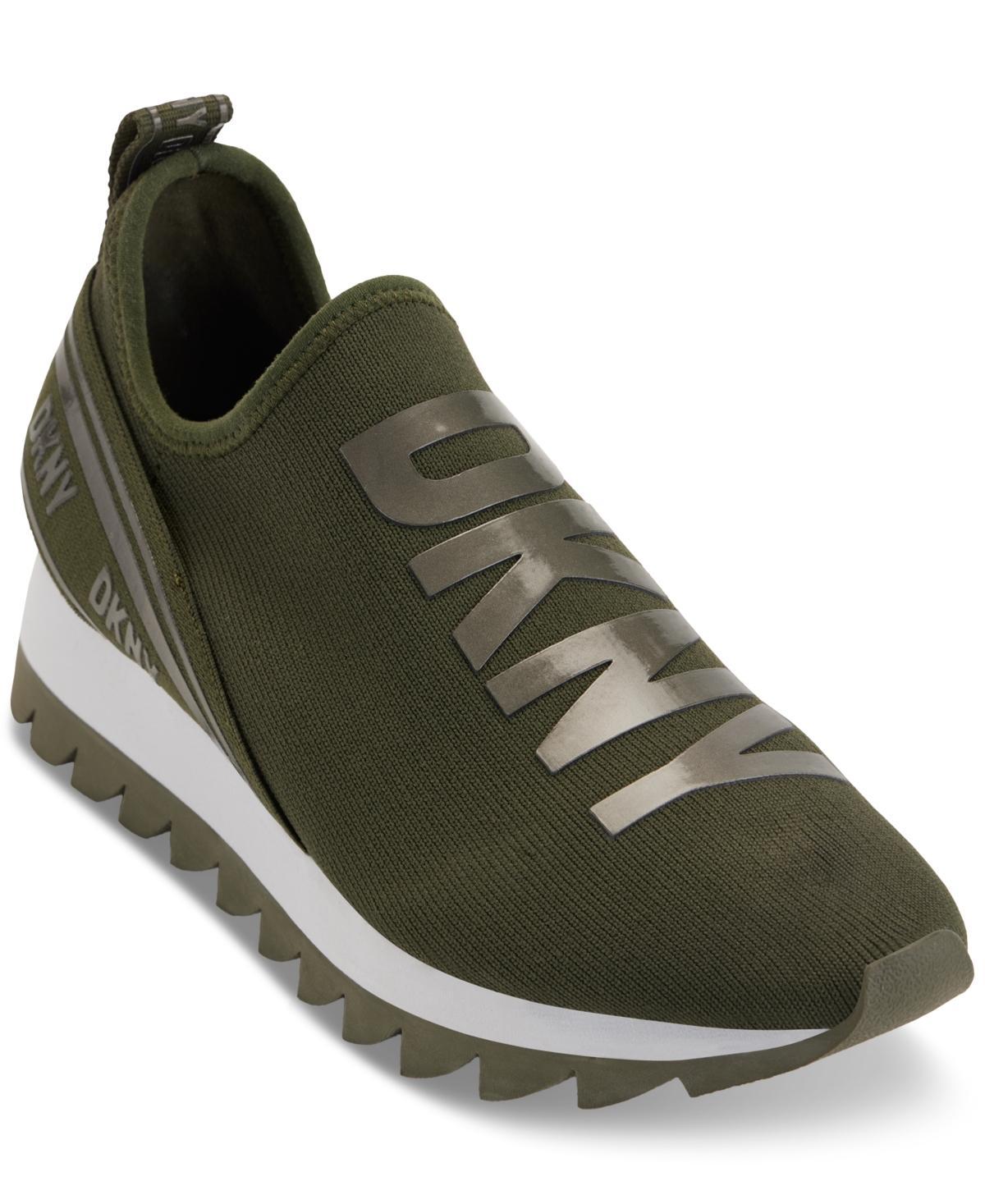 Dkny Womens Abbi Logo Slip-On Running Sneakers Product Image