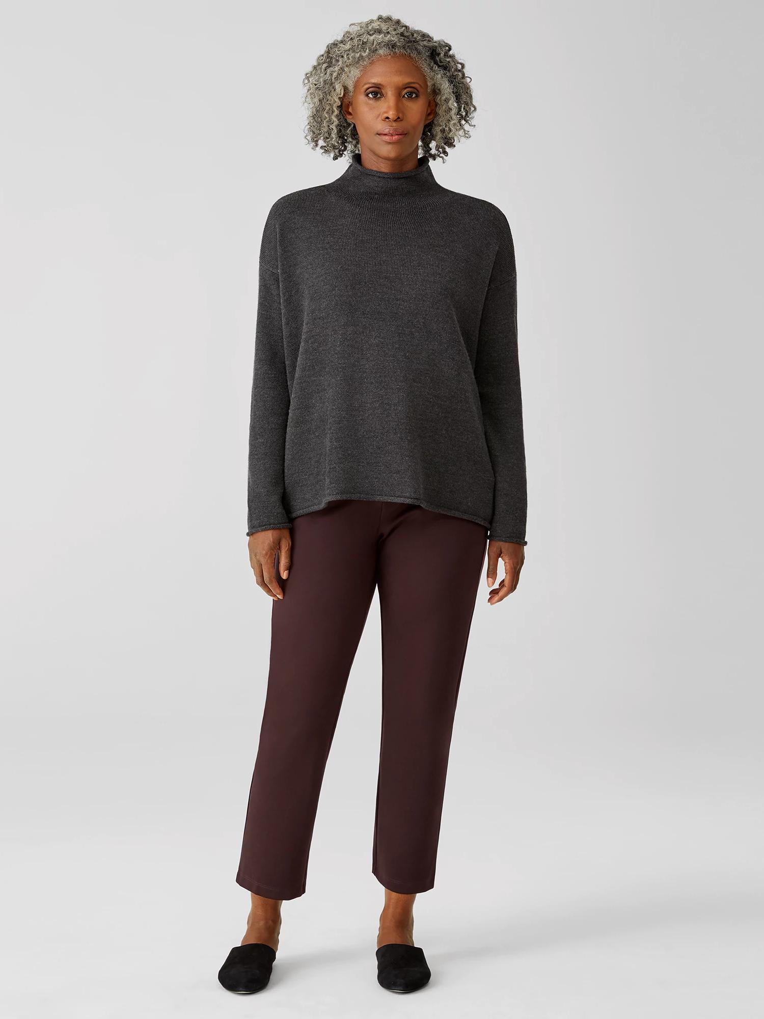 EILEEN FISHER Flex Ponte Slouchy Ankle Pantfemale product image